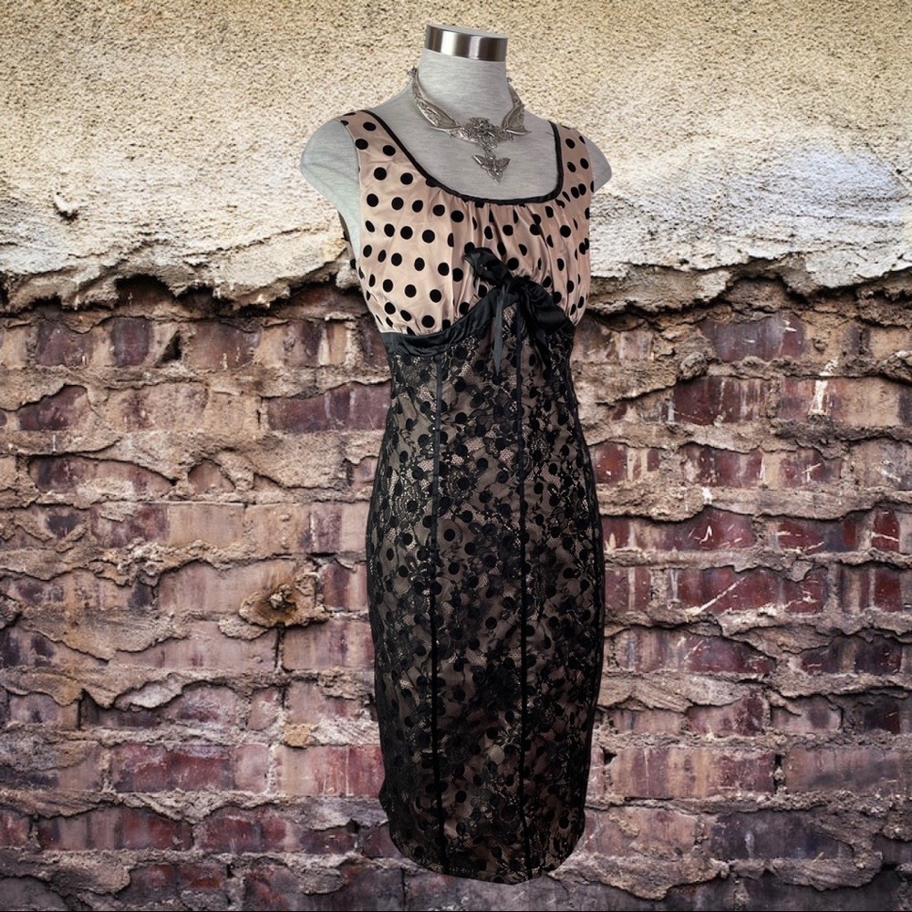 Voodoo Vixen 50s Tori Lace Pencil Dress XL
